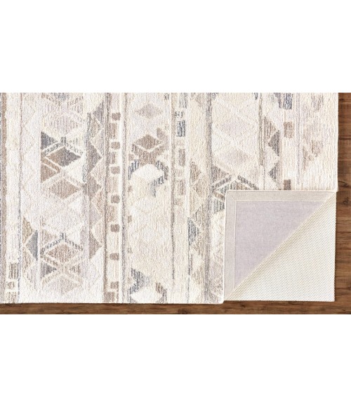 ASHER Rug Feizy ASHER 8770F IN BROWN/NATURAL 10' X 10' Round Area Rug
