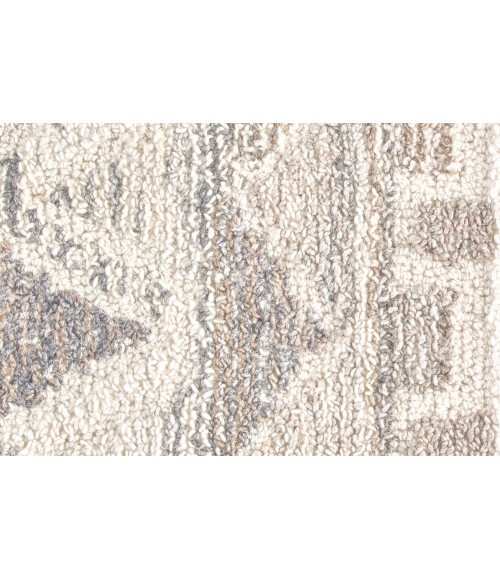 ASHER Rug Feizy ASHER 8770F IN BROWN/NATURAL 10' X 10' Round Area Rug