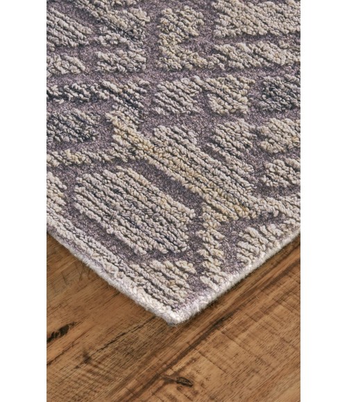 Feizy ASHER 8772F IN MEDIUM GREY 10' X 10' Round Area Rug