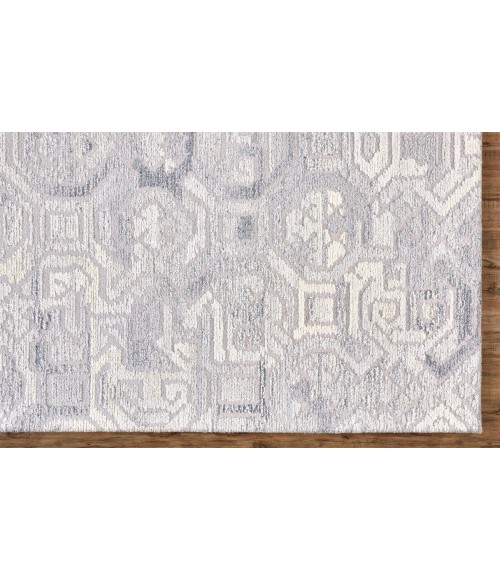 Feizy ASHER 8772F IN MEDIUM GREY 10' X 10' Round Area Rug