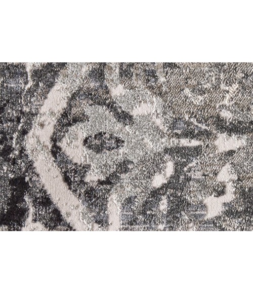 KANO Rug Feizy KANO 3871F IN CHARCOAL/IVORY 4' 3" X 6' 3" Area Rug