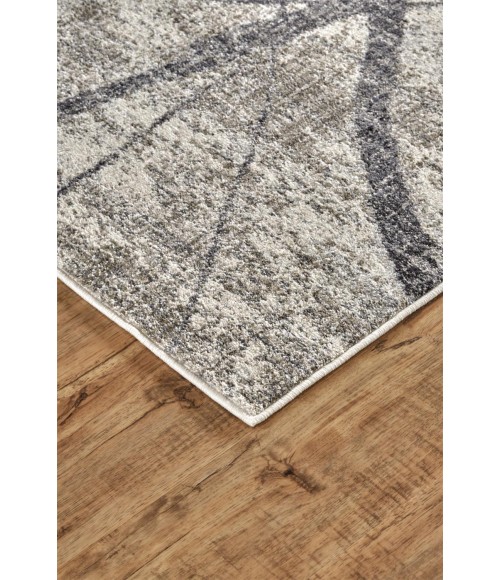 KANO Rug Feizy KANO 3877F IN CHARCOAL/GRAY 4' 3" X 6' 3" Area Rug