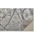 KANO Rug Feizy KANO 3877F IN CHARCOAL/GRAY 4' 3" X 6' 3" Area Rug