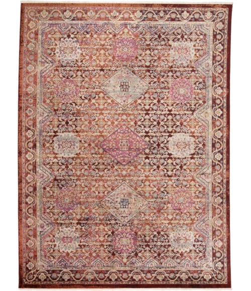 TORINA Rug Feizy TORINA 3878F IN RUST/MULTI 5' X 6' 11" Area Rug