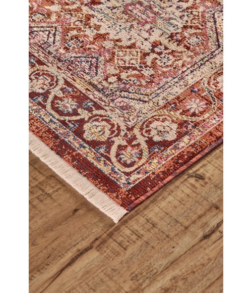 TORINA Rug Feizy TORINA 3878F IN RUST/MULTI 5' X 6' 11" Area Rug