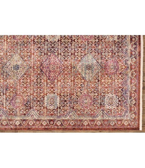 TORINA Rug Feizy TORINA 3878F IN RUST/MULTI 5' X 6' 11" Area Rug