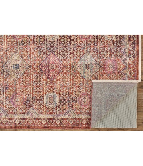 TORINA Rug Feizy TORINA 3878F IN RUST/MULTI 5' X 6' 11" Area Rug