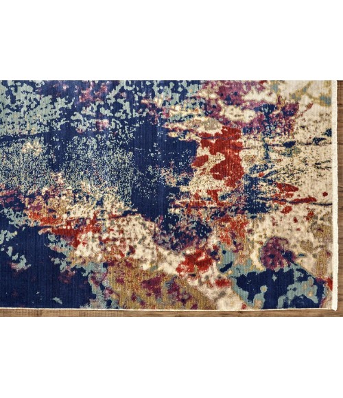 TORINA Rug Feizy TORINA 3886F IN BLUE/MULTI 7' 8" X 9' 7" Area Rug