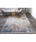 Feizy CADIZ 3889F IN IVORY/BLUE 4' 10" X 7' 10" Area Rug