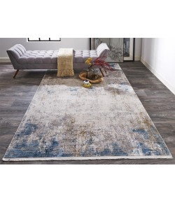 Feizy Cadiz 3889F IVORY/BLUE Area Rug 3 ft. 1 X 5 ft. Rectangle
