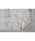 Feizy CADIZ 3889F IN IVORY/BLUE 4' 10" X 7' 10" Area Rug