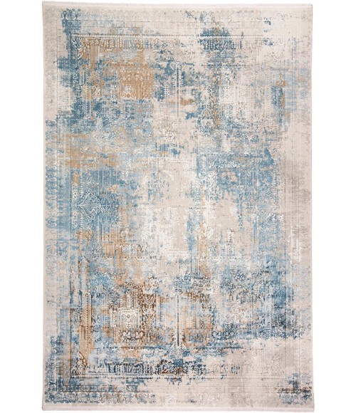 CADIZ Rug Feizy CADIZ 3890F IN BLUE/GRAY 3' 1" X 10' Runner Area Rug