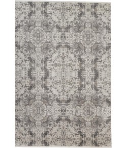 Feizy Cadiz 3989F LIGHT GRAY/BLACK Area Rug 4 ft. 10 X 7 ft. 10 Rectangle
