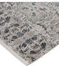 Feizy CADIZ 3990F IN DARK GRAY/IVORY 4' 10" X 7' 10" Area Rug