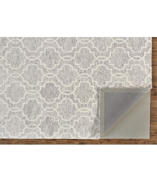 Feizy BELFORT 8775F IN LIGHT GRAY 8' x 10' Area Rug