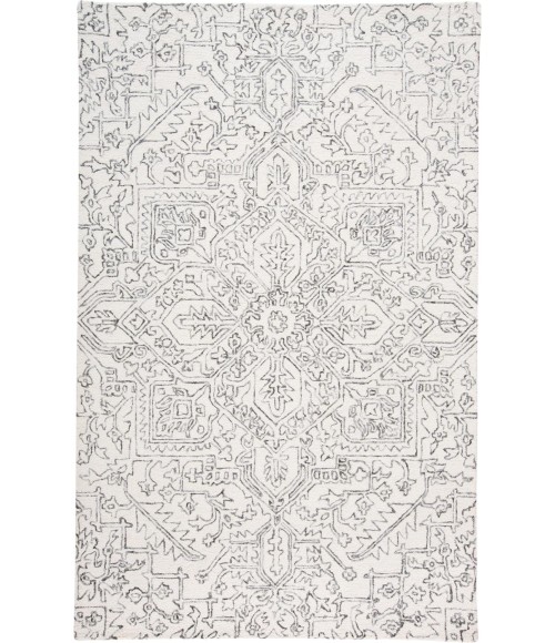 Feizy BELFORT 8778F IN IVORY/CHARCOAL 2' x 3' Sample Area Rug