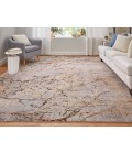 Feizy Pryor BROWN/MULTI PRY39NEF 6 ft. 7 in. X 9 ft. 6 in. Rectangle Rug