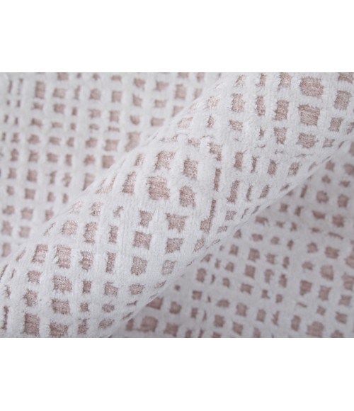 Feizy Saphir Mira BLUSH/WHITE Rug 6803499F 7 ft. 6 in. X 7 ft. 6 in. Round - Rugs Town Feizy Saphir Mira BLUSH/WHITE 6803499F 7 ft. 6 in. X 7 ft. 6 in. Round Rug