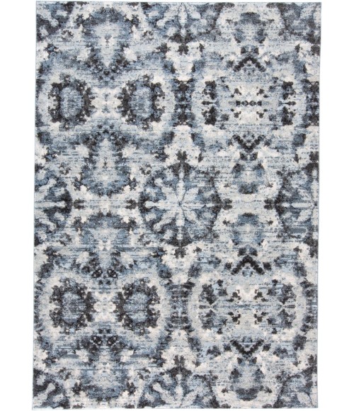 Feizy AINSLEY 3895F IN CHARCOAL/BLUE 5' x 8' Area Rug