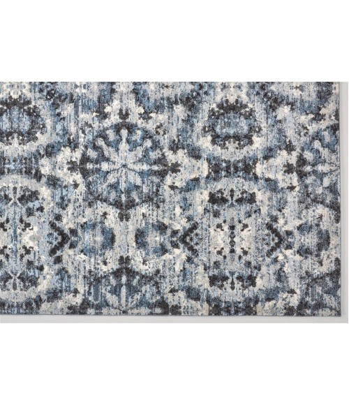 AINSLEY Rug Feizy AINSLEY 3895F IN CHARCOAL/BLUE 2' x 3' Sample Area Rug