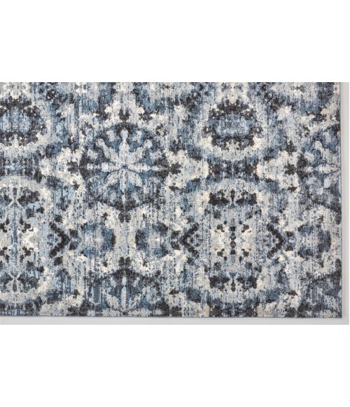 Feizy AINSLEY 3895F IN CHARCOAL/BLUE 10' X 13' 2" Area Rug