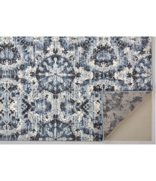 AINSLEY Rug Feizy AINSLEY 3895F IN CHARCOAL/BLUE 2' x 3' Sample Area Rug