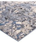 Feizy AINSLEY 3896F IN BLUE/TAN 6' 7" X 9' 6" Area Rug