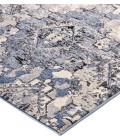 Feizy AINSLEY 3896F IN BLUE/TAN 4' 3" X 6' 3" Area Rug