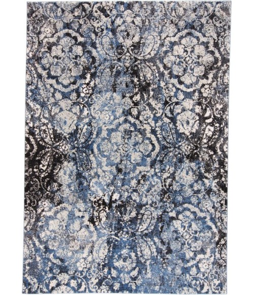 Feizy AINSLEY 3897F IN CHARCOAL 2' 10" X 7' 10" Runner Area Rug