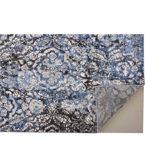 AINSLEY Rug Feizy AINSLEY 3897F IN CHARCOAL 2' x 3' Sample Area Rug