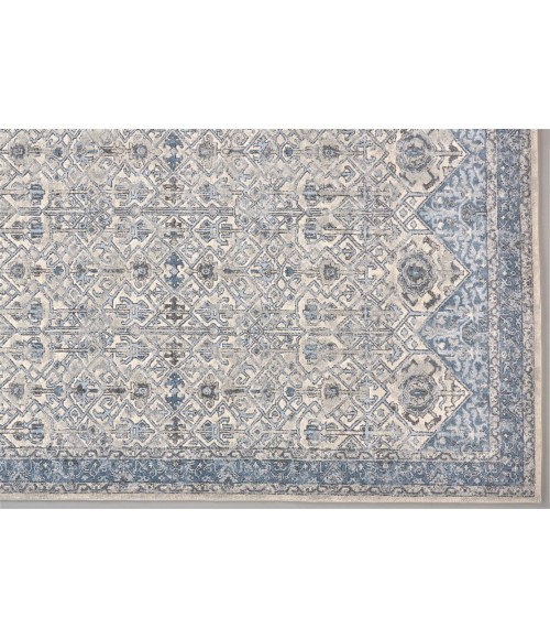 AINSLEY Rug Feizy AINSLEY 3899F IN IVORY/BLUE 4' 3" X 6' 3" Area Rug