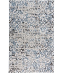 Feizy Ainsley 3901F BLUE/IVORY Area Rug 5 ft. X 8 ft. Rectangle