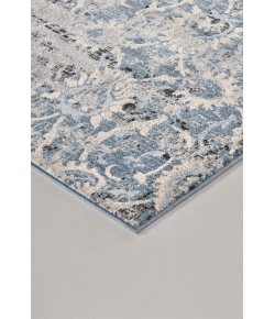 Feizy Ainsley 3901F BLUE/IVORY Area Rug 5 ft. X 8 ft. Rectangle
