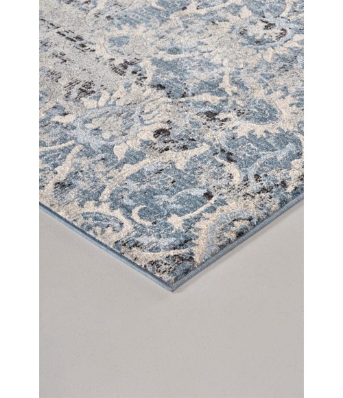 AINSLEY Rug Feizy AINSLEY 3901F IN BLUE/IVORY 2' 10" X 7' 10" Runner Area Rug