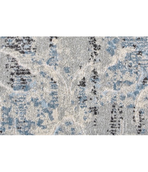 AINSLEY Rug Feizy AINSLEY 3901F IN BLUE/IVORY 2' 10" X 7' 10" Runner Area Rug