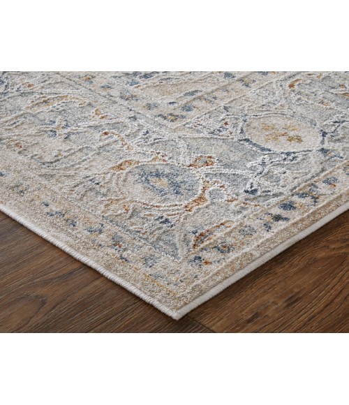 Feizy Pasha BEIGE/BLUE Rug PAS39M5F 2 ft. X 3 ft. Rectangle - Rugs Town Feizy Pasha BEIGE/BLUE PAS39M5F 2 ft. X 3 ft. Rectangle Rug