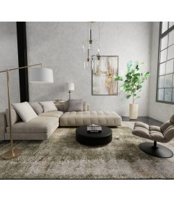 Feizy Skyview Green/Tan SKV39QCF 12 ft. X 15 ft. Rect. Rug