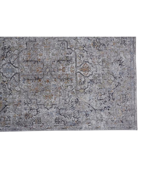 Feizy ARMANT 3911F IN GRAY 6' 7" X 9' 6" Area Rug