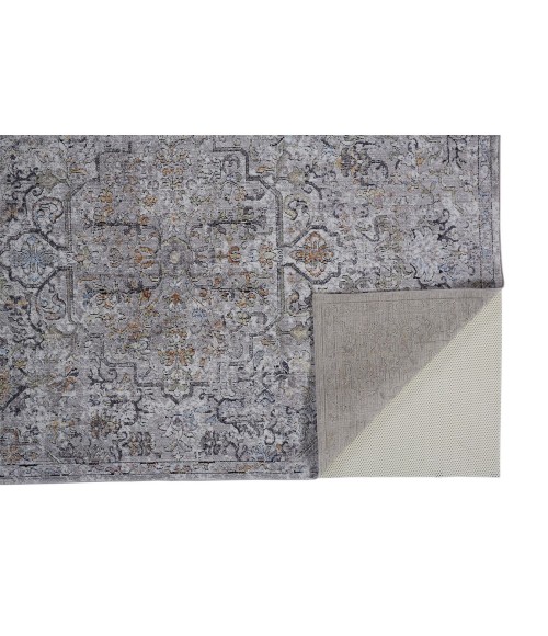 Feizy ARMANT 3911F IN GRAY 6' 7" X 9' 6" Area Rug