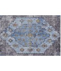 Feizy ARMANT 3912F IN BLUE/MULTI 2' 3" X 7' 9" Runner Area Rug