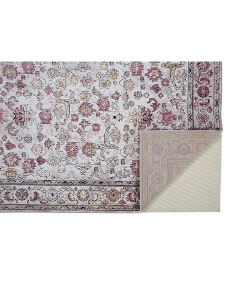 ARMANT Rug Feizy ARMANT 3945F IN PINK/IVORY 4' X 5' 9" Area Rug