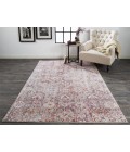 ARMANT Rug Feizy ARMANT 3946F IN PINK / GRAY 2' 3" X 7' 9" Runner Area Rug