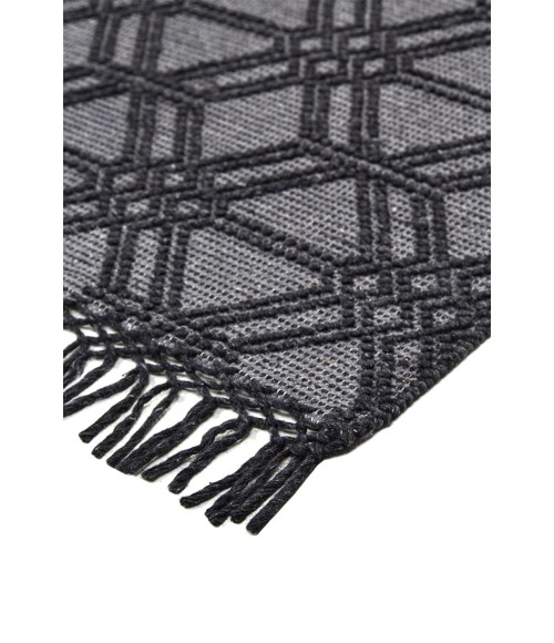 PHOENEX Rug Feizy PHOENEX 0807F IN CHARCOAL 3' 6" x 5' 6" Area Rug