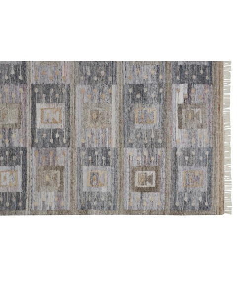 BECKETT Rug Feizy BECKETT 0816F IN CHARCOAL/MULTI 5' x 8' Area Rug