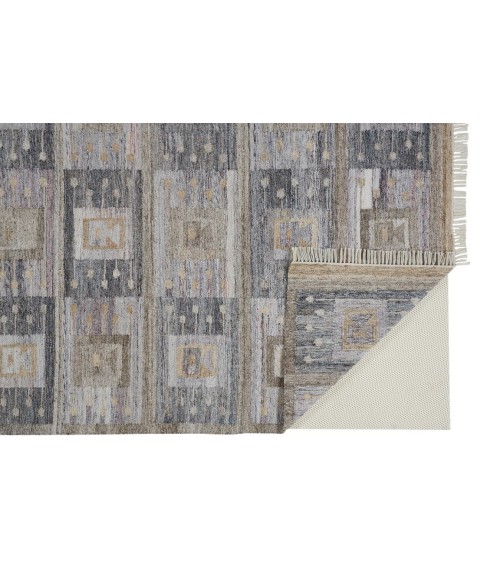 BECKETT Rug Feizy BECKETT 0816F IN CHARCOAL/MULTI 5' x 8' Area Rug