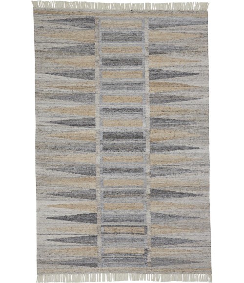 BECKETT Rug Feizy BECKETT 0817F IN GRAY/BEIGE 3' 6" x 5' 6" Area Rug