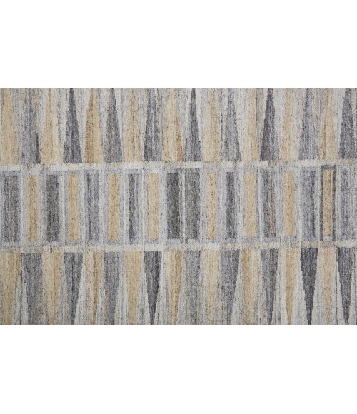 BECKETT Rug Feizy BECKETT 0817F IN GRAY/BEIGE 3' 6" x 5' 6" Area Rug