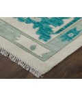 Feizy Karina IVORY/GREEN 90969G7F 8 ft. 6 in. X 11 ft. 6 in. Rectangle Rug