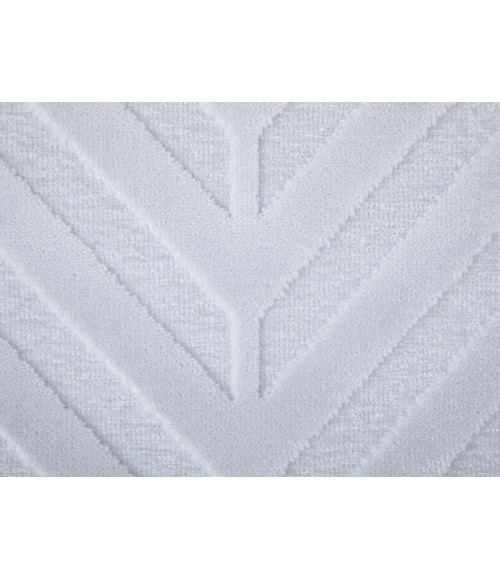Feizy Saphir Mira WHITE/WHITE Rug 6803489F 7 ft. 6 in. X 7 ft. 6 in. Round - Rugs Town Feizy Saphir Mira WHITE/WHITE 6803489F 7 ft. 6 in. X 7 ft. 6 in. Round Rug