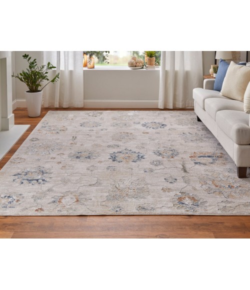 Feizy Pasha BEIGE/BLUE Rug PAS39M9F 2 ft. X 3 ft. Rectangle - Rugs Town Feizy Pasha BEIGE/BLUE PAS39M9F 2 ft. X 3 ft. Rectangle Rug